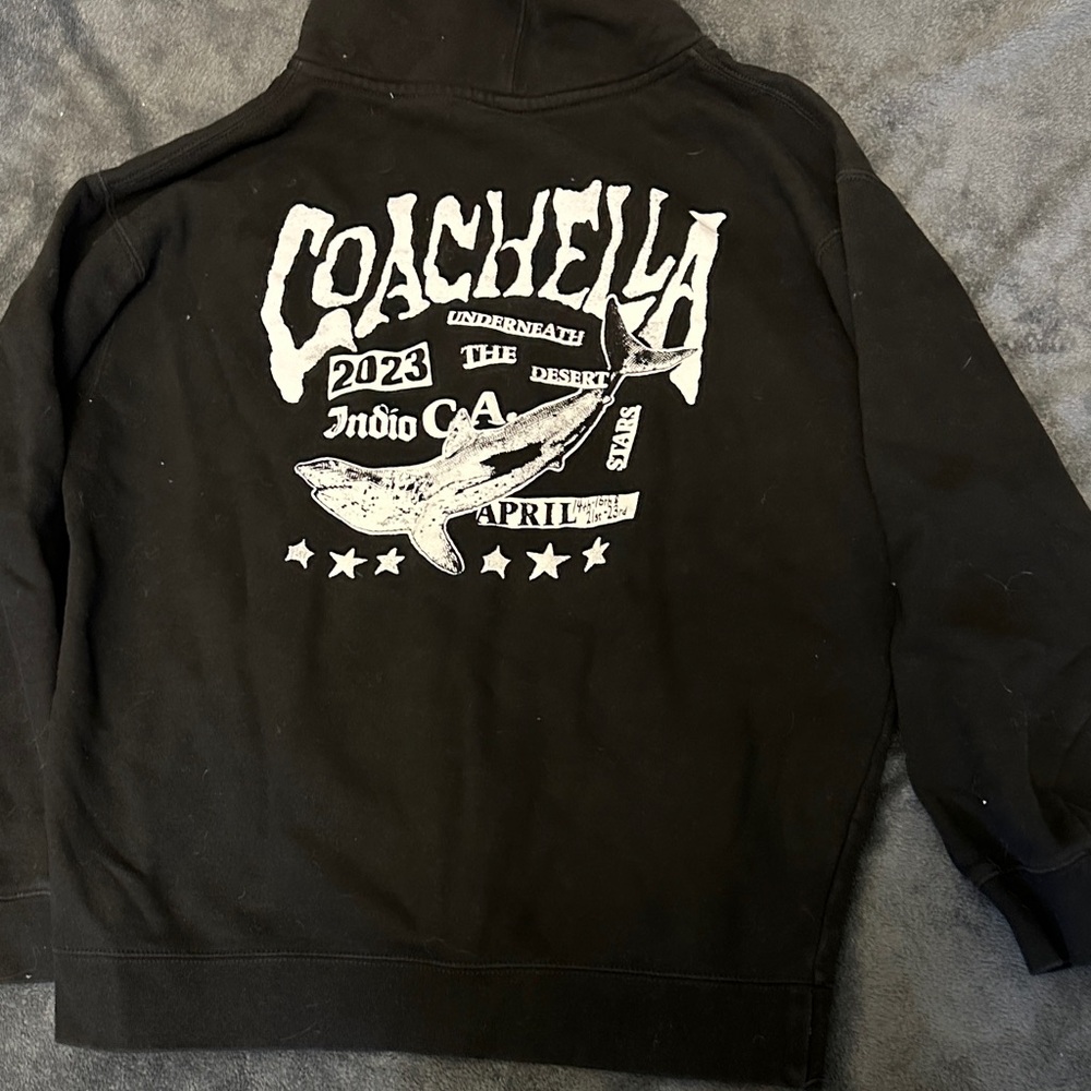 Black Coachella Graphic Women's Sweater